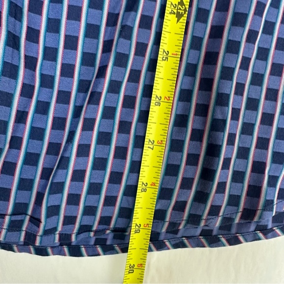 Tommy Bahama Button Down Shirt Long Sleeve Blue Island Modern Fit Large Blue - Picture 7 of 7